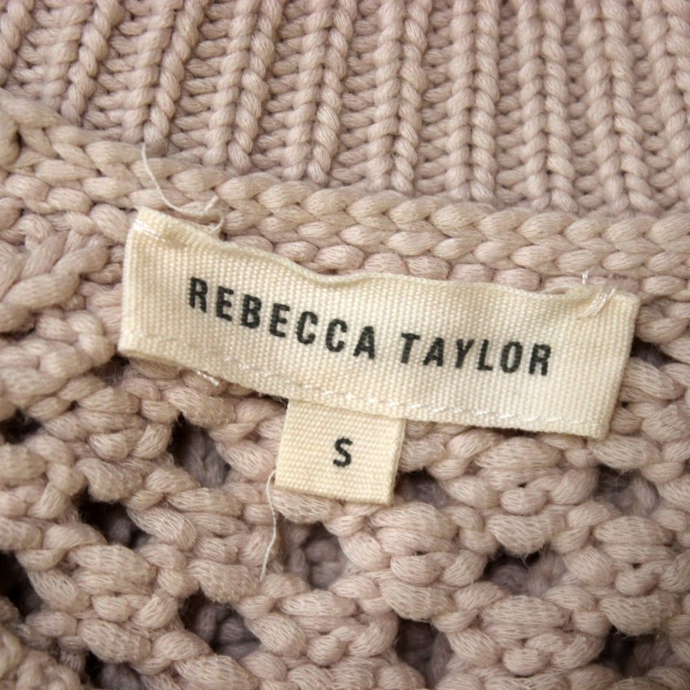 Rebecca Taylor Open Stitch Side Button Pullover - Picture 12 of 12
